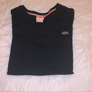 Black Lacoste Shirt